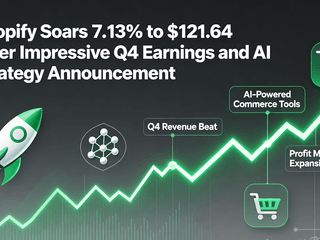 Shopify Soars 7.13% to $121.64 After Impressive Q4 Earnings and AI Strategy Announcement