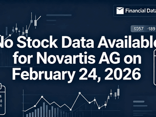 No Stock Data Available for Novartis AG on February 24, 2026
