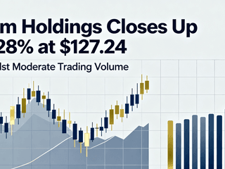 Arm Holdings Closes Up 0.28% at $127.24 Amidst Moderate Trading Volume