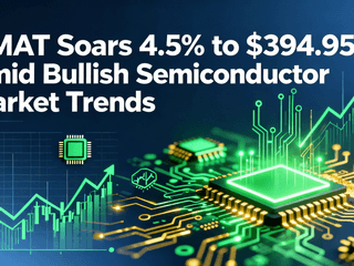 AMAT Soars 4.5% to $394.95 Amid Bullish Semiconductor Market Trends