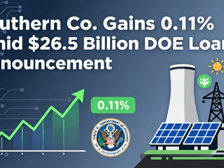 Southern Co. Gains 0.11% Amid $26.5 Billion DOE Loan Announcement