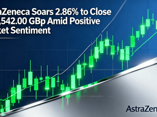 AstraZeneca Soars 2.86% to Close at 15,542.00 GBp Amid Positive Market Sentiment