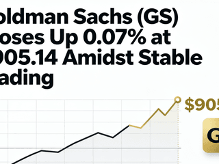 Goldman Sachs (GS) Closes Up 0.07% at $905.14 Amidst Stable Trading