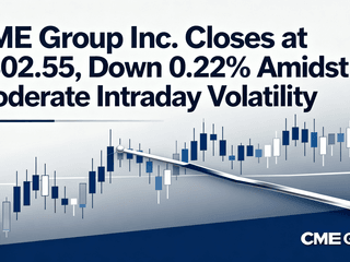 CME Group Inc. Closes at $302.55, Down 0.22% Amidst Moderate Intraday Volatility