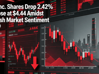 NIO Inc. Shares Drop 2.42% to Close at $4.44 Amidst Bearish Market Sentiment