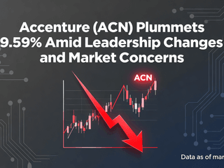 Accenture (ACN) Plummets 9.59% Amid Leadership Changes and Market Concerns