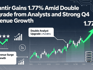 Palantir Gains 1.77% Amid Double Upgrade from Analysts and Strong Q4 Revenue Growth
