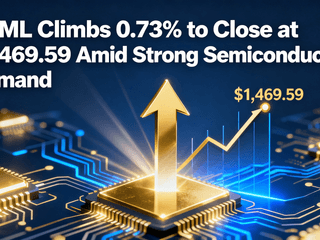 ASML Climbs 0.73% to Close at $1,469.59 Amid Strong Semiconductor Demand