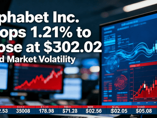 Alphabet Inc. Drops 1.21% to Close at $302.02 Amid Market Volatility