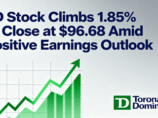 TD Stock Climbs 1.85% to Close at $96.68 Amid Positive Earnings Outlook