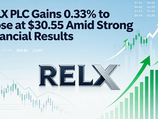 RELX PLC Gains 0.33% to Close at $30.55 Amid Strong Financial Results