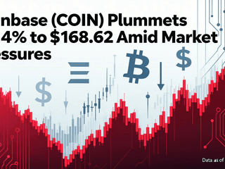 Coinbase (COIN) Plummets 6.14% to $168.62 Amid Market Pressures