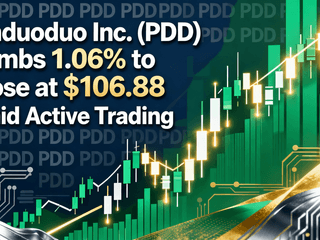 Pinduoduo Inc. (PDD) Climbs 1.06% to Close at $106.88 Amid Active Trading