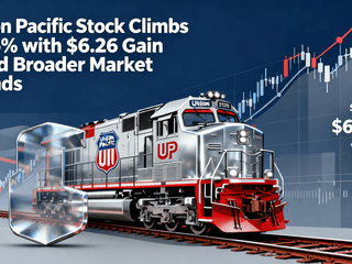 Union Pacific Stock Climbs 2.66% with $6.26 Gain Amid Broader Market Trends
