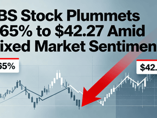 UBS Stock Plummets 3.65% to $42.27 Amid Mixed Market Sentiment