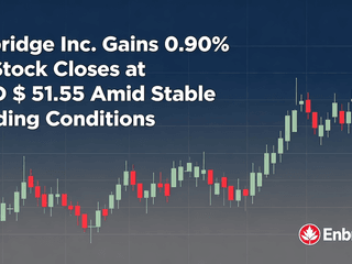 Enbridge Inc. Gains 0.90% as Stock Closes at USD 51.55 Amid Stable Trading Conditions