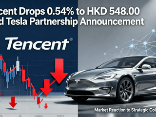Tencent Drops 0.54% to HKD 548.00 Amid Tesla Partnership Announcement