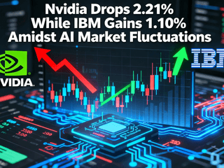 Nvidia Drops 2.21% While IBM Gains 1.10% Amidst AI Market Fluctuations