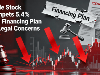 Oracle Stock Plummets 5.4% Amid Financing Plan and Legal Concerns