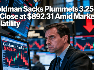 Goldman Sachs Plummets 3.25% to Close at $892.31 Amid Market Volatility