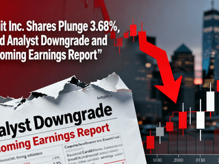Intuit Inc. Shares Plunge 3.68% Amid Analyst Downgrade and Upcoming Earnings Report