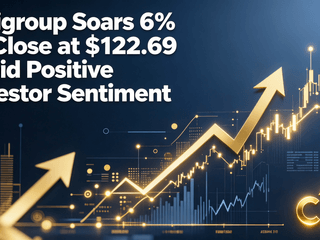 Citigroup Soars 6% to Close at $122.69 Amid Positive Investor Sentiment
