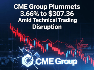 CME Group Plummets 3.66% to $307.36 Amid Technical Trading Disruption