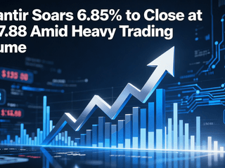 Palantir Soars 6.85% to Close at $157.88 Amid Heavy Trading Volume