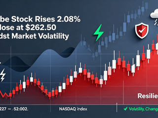 Adobe Stock Rises 2.08% to Close at $262.50 Amidst Market Volatility