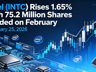Intel (INTC) Rises 1.65% with 75.2 Million Shares Traded on February 25, 2026