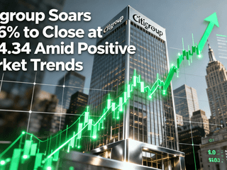Citigroup Soars 4.36% to Close at $114.34 Amid Positive Market Trends