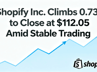 Shopify Inc. Climbs 0.73% to Close at $112.05 Amid Stable Trading