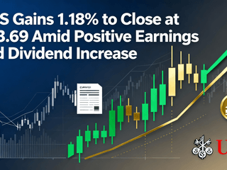 UBS Gains 1.18% to Close at $43.69 Amid Positive Earnings and Dividend Increase