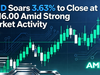 AMD Soars 3.63% to Close at $216.00 Amid Strong Market Activity