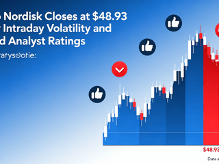 Novo Nordisk Closes at $48.93 After Intraday Volatility and Mixed Analyst Ratings