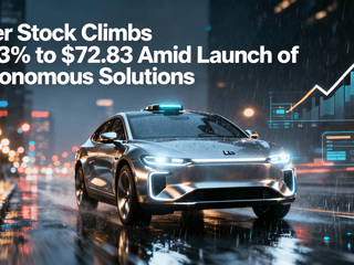 Uber Stock Climbs 2.03% to $72.83 Amid Launch of Autonomous Solutions
