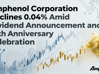 Amphenol Corporation Declines 0.04% Amid Dividend Announcement and 35th Anniversary Celebration