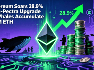 Ethereum Soars 28.9% Post-Pectra Upgrade as Whales Accumulate 7.6M ETH