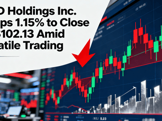 PDD Holdings Inc. Drops 1.15% to Close at $102.13 Amid Volatile Trading