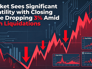 Market Sees Significant Volatility with Closing Price Dropping 3% Amid High Liquidations