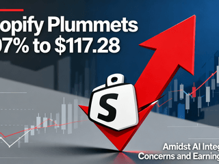 Shopify Plummets 7.07% to $117.28 Amidst AI Integration Concerns and Earnings Miss