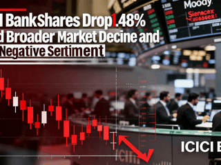 ICICI Bank Shares Drop 1.48% Amid Broader Market Decline and Negative Sentiment
