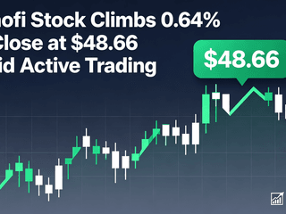 Sanofi Stock Climbs 0.64% to Close at $48.66 Amid Active Trading