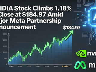 NVIDIA Stock Climbs 1.18% to Close at $184.97 Amid Major Meta Partnership Announcement