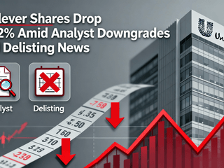 Unilever Shares Drop 2.22% Amid Analyst Downgrades and Delisting News
