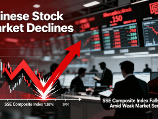 Chinese Stock Market Declines: SSE Composite Index Falls 1.26% Amid Weak Market Sentiment