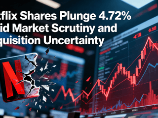 Netflix Shares Plunge 4.72% Amid Market Scrutiny and Acquisition Uncertainty