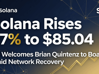 Solana Rises 1.7% to $85.04; Sui Welcomes Brian Quintenz to Board Amid Network Recovery