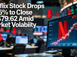 Netflix Stock Drops 3.15% to Close at $79.62 Amid Market Volatility