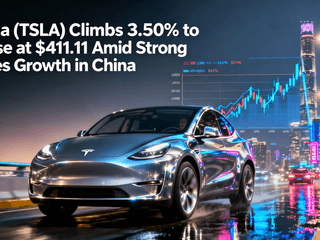 Tesla (TSLA) Climbs 3.50% to Close at $411.11 Amid Strong Sales Growth in China